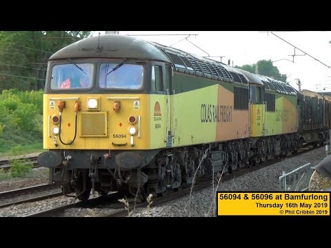 56094 & 56096 at Bamfurlong - 16th May 2019
