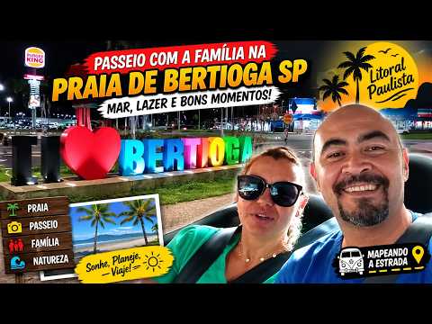 Passeio com a Família na Praia de Bertioga SP