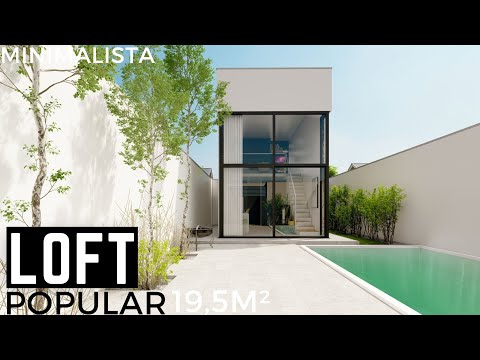 LOFT MINIMALISTA 3X6,5 METROS