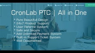 CronLab PTC | All in One Script for PTC, HyIp, Crypto Trade & Money Investment