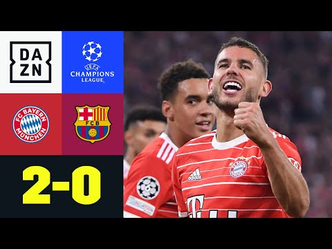 Bayern siegt bei Lewandowski-Rückkehr: FC Bayern - FC Barcelona 2:0 | UEFA Champions League | DAZN