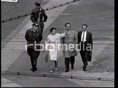 Soldiers of the National People’s Army at the Berlin Wall, 1961