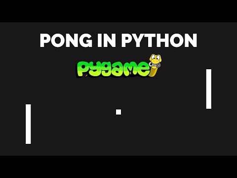 How to Make Pong In Pygame | How to Make Pong in Python | Pygame Tutorial | Python Tutorial