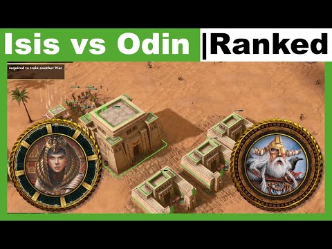 Isis vs Odin | 1v1 Ranked | Age of Mythology Retold