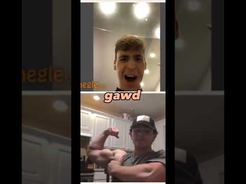 Flexing on Omegle 💪│ Funny Reactions #omegle #gym #fitness #alexeubank #weightlifting #trentwins
