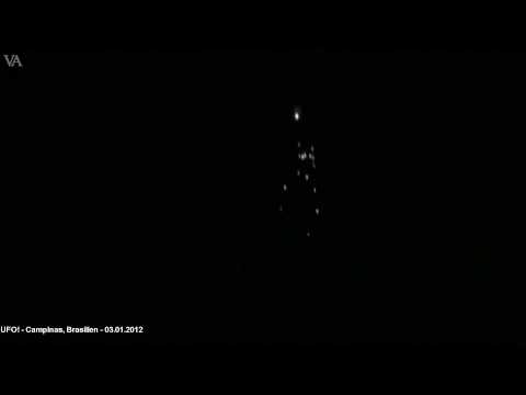 UFO! - Campinas, Brasilien - 03.01.2012 - UFO-Massensichtung!! Tons of ufos!!