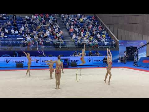 Russian national group - 3 hoops 2x2 clubs 40.55 EF EChe 2021