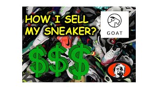 How to sell sneakers in GOAT App