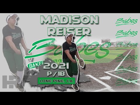 2021 Madison Reiser,  Pitcher Softball Skills Video - Bakersfield Babes