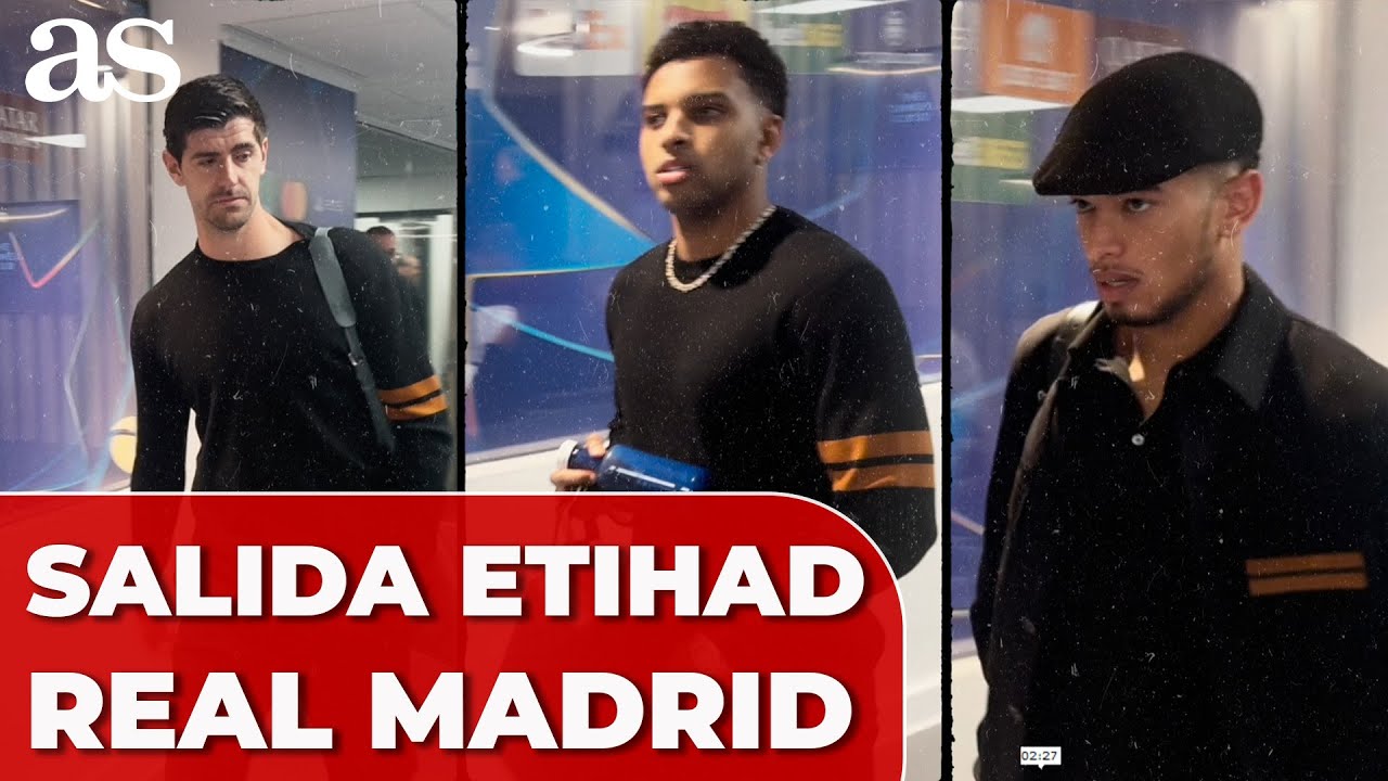 ASÍ SALIERON todos los JUGADORES del REAL MADRID del ETIHAD tras una NUEVA REMONTADA