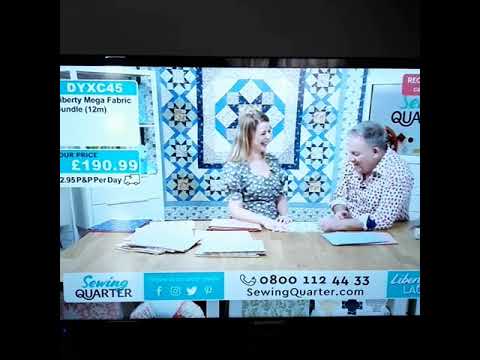 mentioned Dresden Plate liberty Sewing Quarter 25th March 2018