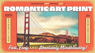 Turn your photo into a retro print in just a few steps with VVDS Romantic Art Print Creator