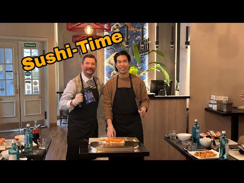 Sushi class - Who's teaching whom what here?!