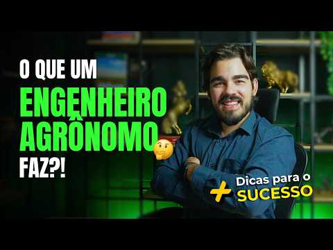 O Que um Engenheiro Agrônomo REALMENTE Faz? Áreas de Atuação e o Caminho para o SUCESSO na Carreira