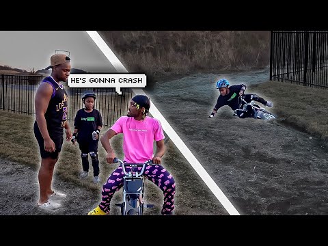 He Crashed His New Dirt Bike!