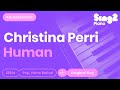 Christina Perri - Human (Karaoke Piano)