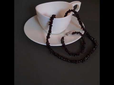 Миниатюра изображения товара Бусы Wolves Гранат 1008