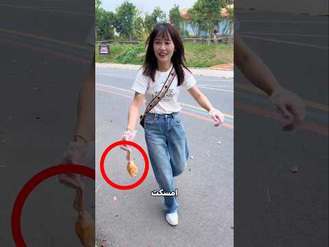 لن تصدق لماذا ترمي الدجاج!😮⭕