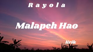 Download lagu Malapeh Hao | Rayola | lirik | by Minang Record mp3