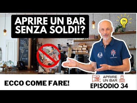 6 consigli (+ 1 bonus) per aprire una bar senza soldi