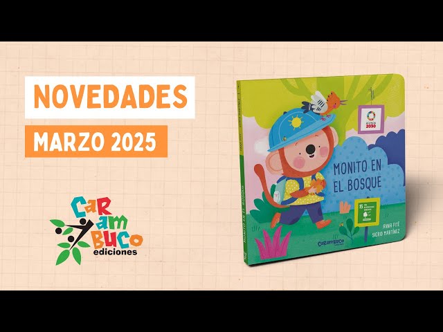 Vídeo relacionado con Monito en el bosque. Libro para descubrir el ODS 15: Proteger, restaurar y promover el uso sostenible de los ecosistemas terrestres. + 2 años. Cartón. 4o libro de la colección: 4