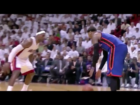 Carmelo Exposes LeBron's Overrated Defense - 2012 Playoffs 1st Rd