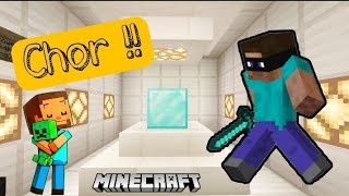 Looting the diamond from bank || Minecraft Bank Robbery || #gamerraza