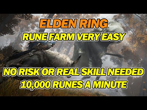 Elden Ring - Level Up Quick & Super Easy! Best Early Rune Farm - NO RISK 10,000 RUNES A MINUTE!