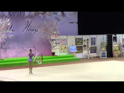 Final - Ribbon / Ekaterina Selezneva.ribbon.(Rus) / Baltic Hoop 2016 / Rhythmic gymnastics