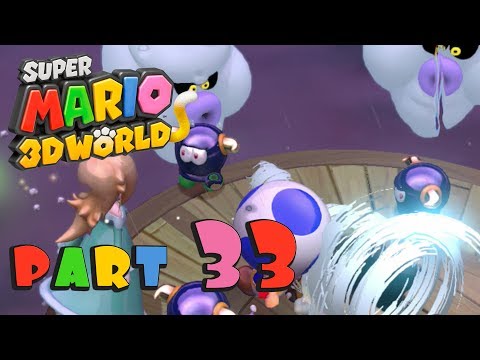 Super Mario 3D World - 100% Co-op Walkthrough Part 33
