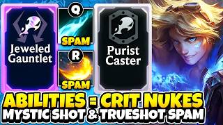 Ezreal, but My Q & ULT Have NO COOLDOWN & Every Ability CRITS | ARAM Mayhem