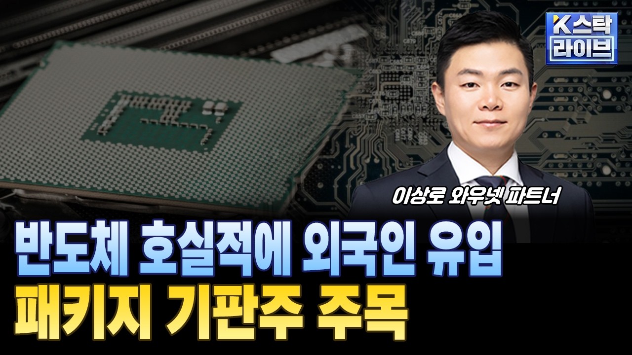 반도체 호실적에 외국인 유입...패키지 기판주 주목ㅣ#기판