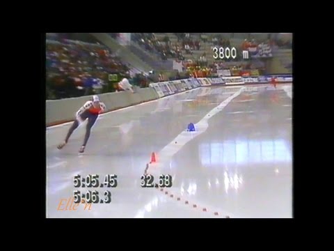 World Championships Allround Calgary 1992 - 5 km Zandstra - Søndrål