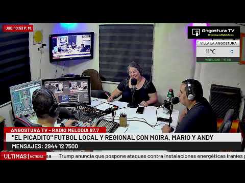 "EL PICADITO" FUTBOL LOCAL Y REGIONAL CON MOIRA, MARIO Y ANDY
