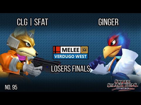 Melee @ Verdugo #95 - CLG | SFAT (Fox) VS Ginger (Falco) - SSBM - Losers Finals