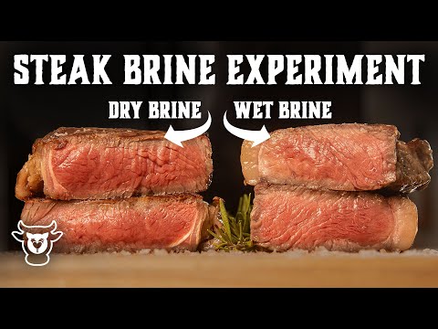 How to Season Steak Experiment - Dry Brine Steak vs Wet Brine, WOW!