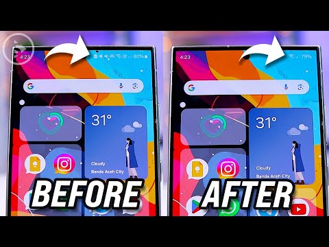 How to Move Status Bar Icons on Samsung Phones