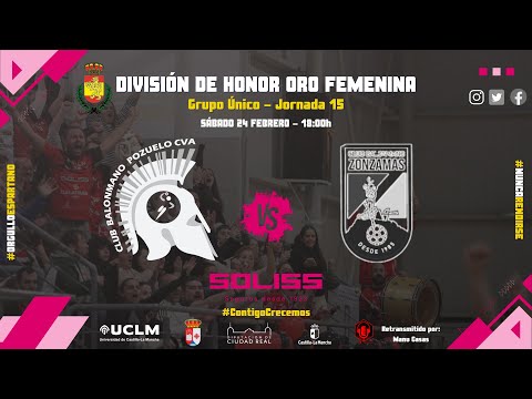 DIVISIÓN HONOR ORO | SOLISS BM POZUELO DE CVA - C.B. ZONZAMAS PLUSCAR LANZAROTE | 2023/2024