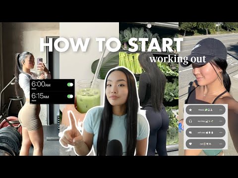 how to *actually* START working out (from a former lazy girl): how to be consistent & get fit!
