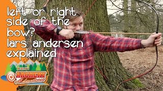 Lars Andersen explained - Arrow Left or right side of the bow?