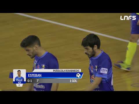 Gol Esteban (1-0) Gran Canaria - Peñíscola Rehab Medic. 1Div, J17
