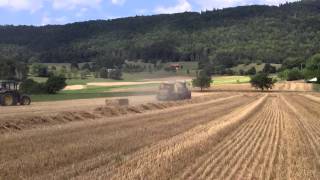 preview picture of video 'Rothenagro pressage 2013 paille Fendt 818 krone 1270'