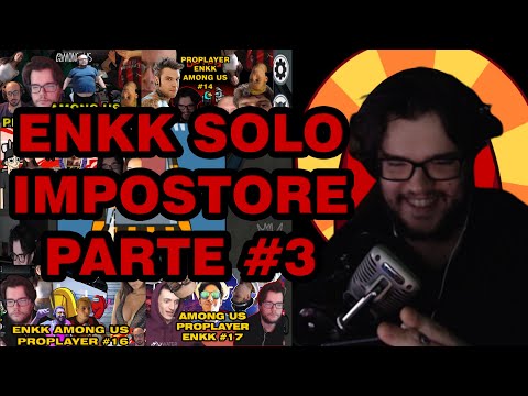 ENKK SOLO PARTITE DA IMPOSTORE #3 - ONLY IMPOSTOR POV ITALIAN "PROGAMER" | ENK AMONG US