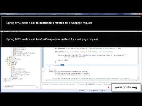 Spring MVC Tutorials 24   Interceptor 02  more on understanding basics of it