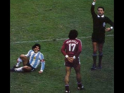 (2-3) Venezuela vs Argentina de Maradona año 1985. RCTV narración Lázaro Papaito Candal