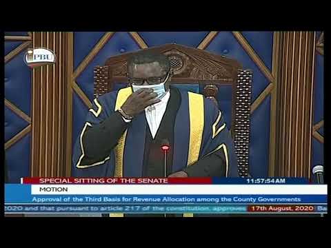 SENATE PROCEEDINGS, 17TH AUGUST, 2020 SPECIAL SITTING, MORNING SESSION