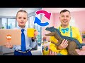 Dasha Teaches Dad How To Be A Good Kid Funny Roleplay