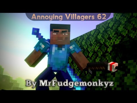 Reacting to Annoying Villagers 62(A Minecraft Animation)