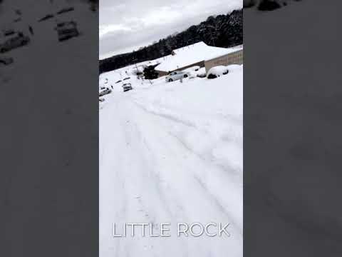 Snow Storm in Little Rock, AR