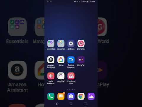 LG K40 Notifications - Text, Missed Call / Notification Light & Sound